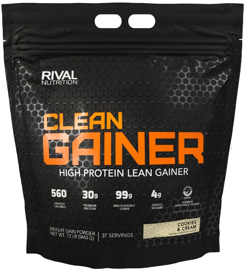Rival Nutrition Clean Gainer - Cookies & Cream12lbs